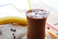Allergy Friendly Vegan Chocolate Banana SunButter Breakfast Shake