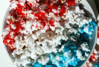 Allergy Friendly Patriotic Popcorn Three Ingredients