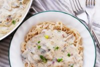 Vegan and Gluten Free Mushroom Stroganoff