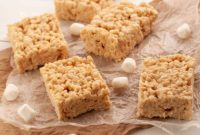 Dairy and Gluten Free Salted Caramel Rice Krispie Treats