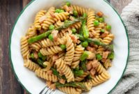 Zesty Ham Asparagus Pasta Gluten Dairy Free