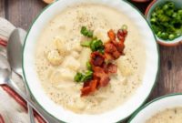 Instant Pot Loaded Potato Soup Dairy Free Gluten Free and Vegan Friendly