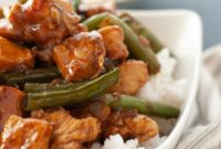 Savory Gluten-Free Black Pepper Chicken and Crispy Green Beans