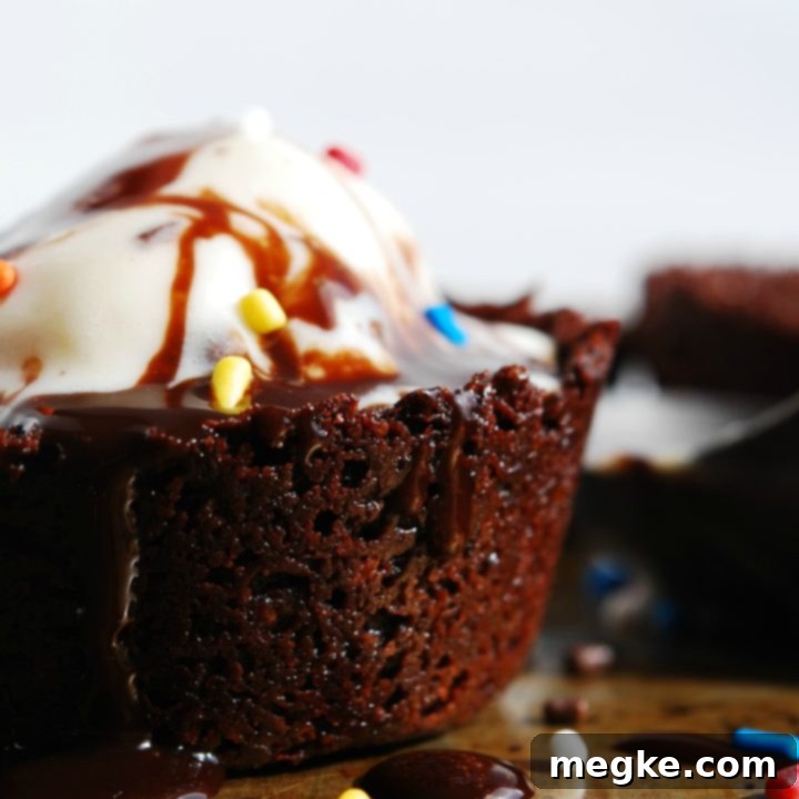 Top 8 Allergen Free Vegan Brownie Sundae Cups 5 Brownie Sundae Cups (Gluten, Dairy, Egg, Soy, Peanut, Tree nut Free; Top 8 Free, Vegan) Dessert recipe by AllergyAwesomeness.com