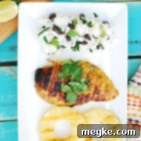 Sun-Kissed Island Chicken with Zesty Lime, Cilantro and Coconut Rice & Beans 4 Grilled Island Chicken with Lime Coconut Rice & Beans (GF, DF, Egg, Peanut, Tree nut Free) Recipe by AllergyAwesomeness.com