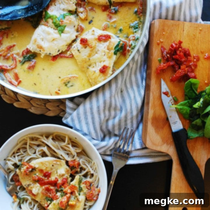 30-Minute Dairy-Free and Gluten-Free Creamy Tuscan Chicken 5 Delicious 30-Minute Dairy-Free Creamy Tuscan Chicken (GF, DF, Egg, Soy, Peanut, Tree nut Free, Top 8 Free) Recipe by AllergyAwesomeness.com