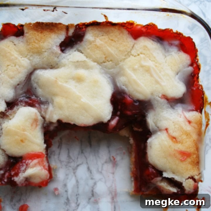 Easy Vegan Cherry Cobbler Gluten Free Friendly 6 Delicious Vegan Cherry Cobbler, gluten-free and allergy-friendly, ready to be served