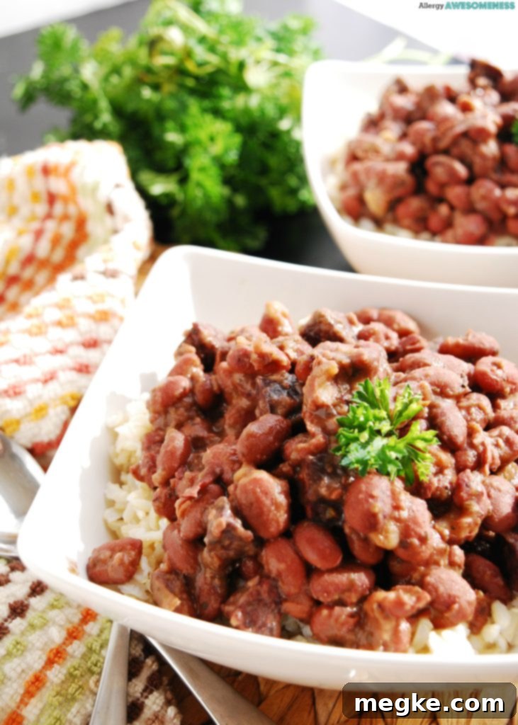 Gluten-free Red Beans and Rice recipe for allergy-friendly meals