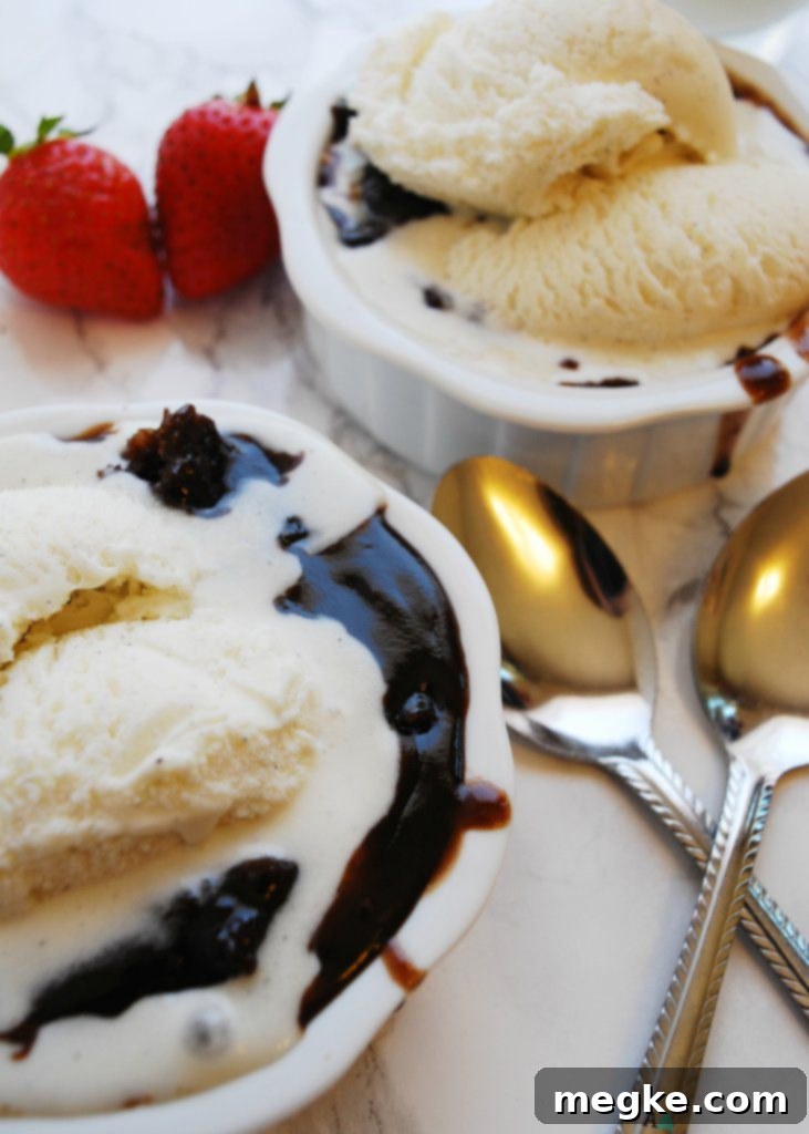 Decadent Allergy Friendly Vegan Slow Cooker Chocolate Lava Cake 2 Rich and gooey Slow Cooker Chocolate Lava Cake, perfect for allergy-friendly diets