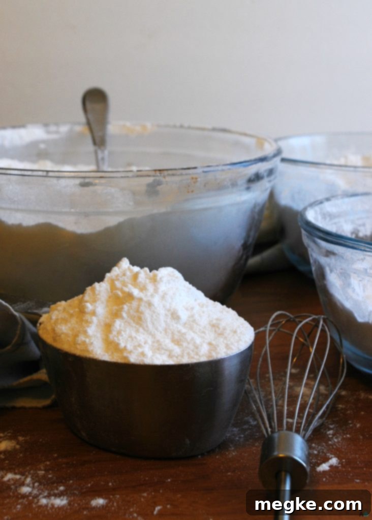 Effortless Homemade 3 Ingredient Gluten Free Flour Blend 4 The BEST Homemade Gluten-free Flour Mix (Gluten, dairy, egg, soy, peanut and tree nut free; top 8 free; vegan) Recipe by AllergyAwesomeness.com