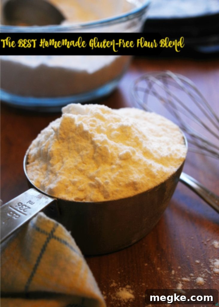 Effortless Homemade 3 Ingredient Gluten Free Flour Blend 8 The BEST homemade gluten-free flour blend. Recipe by AllergyAwesomeness.com