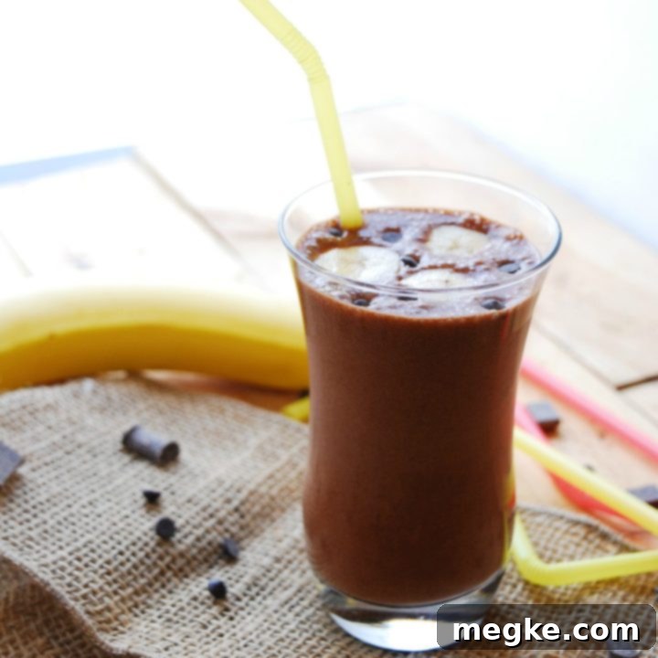 Allergy Friendly Vegan Chocolate Banana SunButter Breakfast Shake 6 Chocolate Banana SunButter Breakfast Shake (Gluten, dairy, egg, soy, peanut & tree nut free; top 8 free; vegan) Recipe by AllergyAwesomeness.com