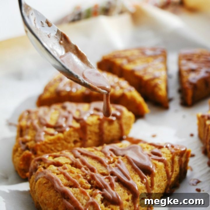 Allergen-Friendly Vegan Pumpkin Scones with Spiced Glaze 5 Gluten-Free, Vegan Pumpkin Scones with Spiced Glaze - Allergy-Friendly Breakfast Recipe