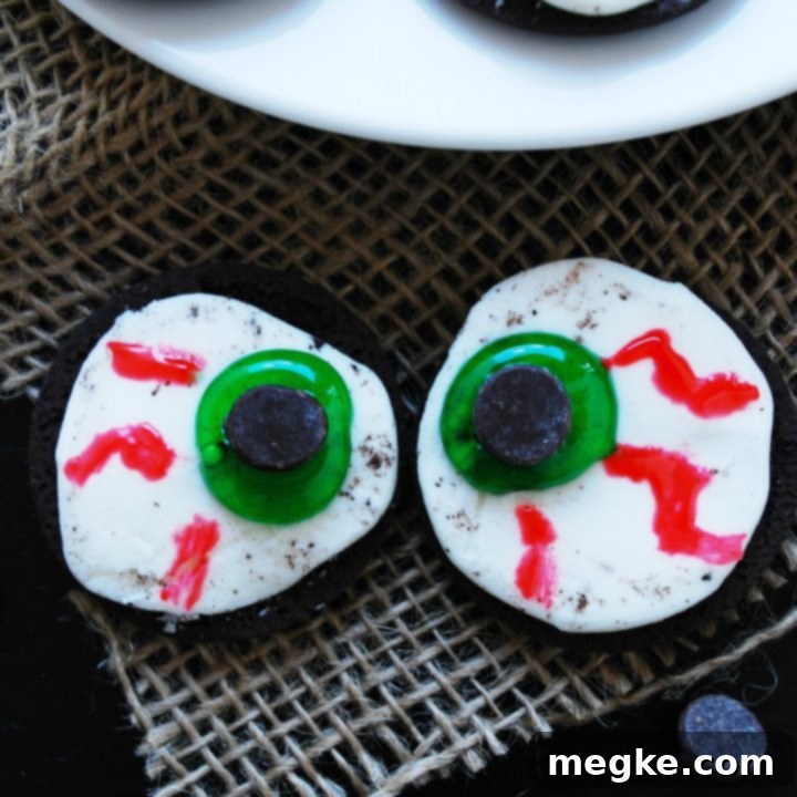 Gluten Peanut Tree Nut Free Vegan Monster Eyeballs 5 Allergy-friendly Monster Eye Balls (Gluten, dairy, egg, peanut & tree nut free; vegan) Halloween treat recipe by AllergyAwesomeness.com