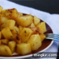 Gluten Free Major Allergen Friendly Greek Roasted Potatoes Vegan Option 2 Gluten-free Greek roasted potatoes, a delightful side dish.