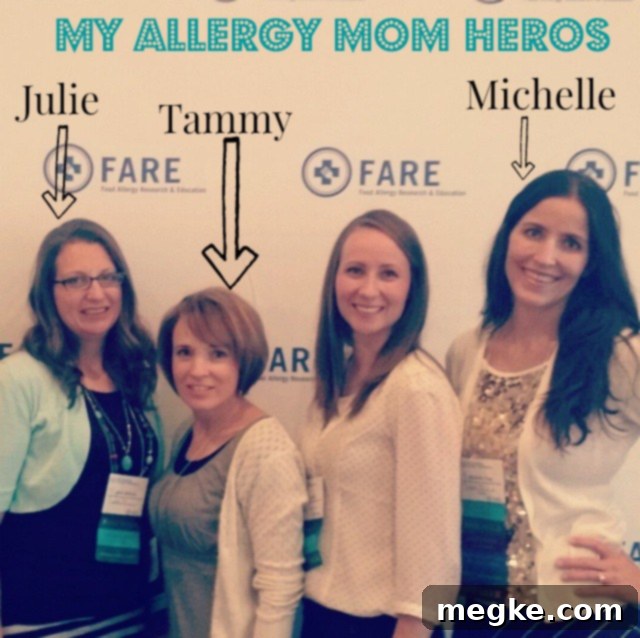 Hope and Compassion: Chocolate Covered Cookie Dough Easter Eggs 4 Allergy Mom Heroes at FARE conference