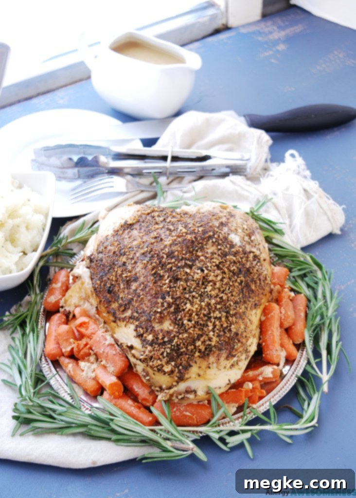 Easy Allergy Friendly Crock Pot Herb Turkey Breast with Blender Mushroom Gravy 5 Delicious and Allergy-Friendly Thanksgiving Turkey Breast made in a Crock Pot