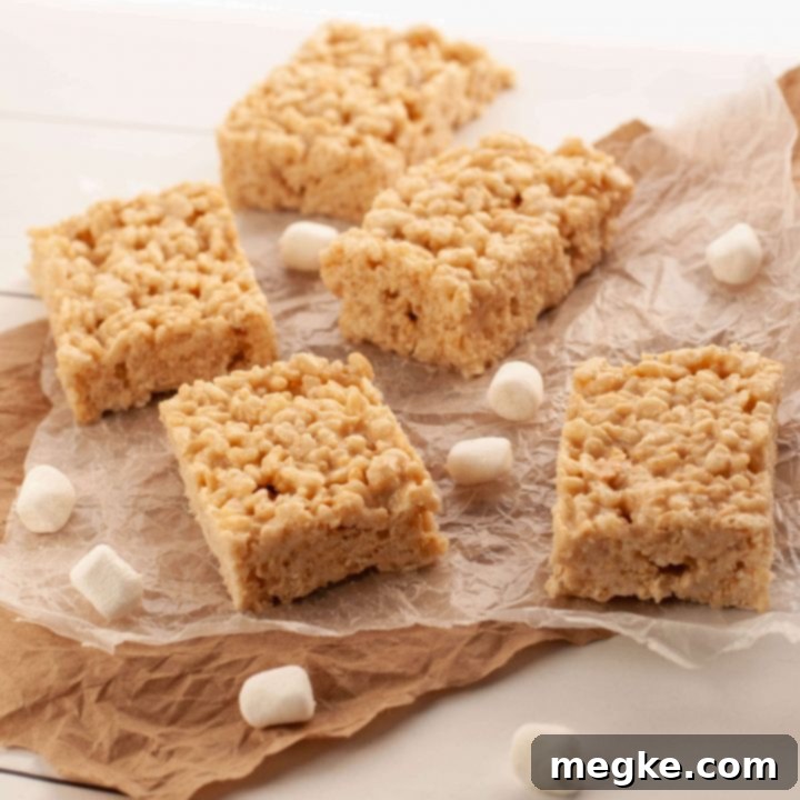 Dairy and Gluten Free Salted Caramel Rice Krispie Treats 7 Beautifully presented gluten-free dairy-free salted caramel rice krispies, a delicious and top 8 free dessert option.