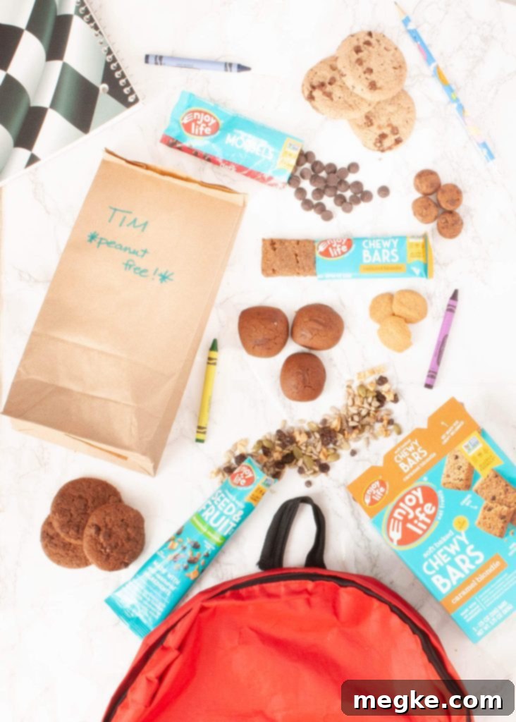 Delicious and safe Enjoy Life products for school lunches for kids with food allergies