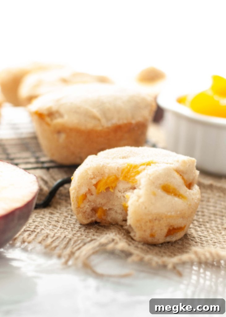 Allergy-Friendly Gluten-Free Vegan Peach Muffins 9 Allergy-Friendly Peach Muffins, perfect for all dietary needs