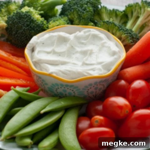 Creamy 3-Ingredient Dairy-Free and Vegan Ranch Dip 9 dairy-free-and-vegan-ranch