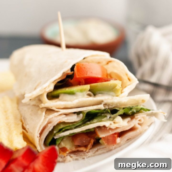 Gluten Dairy Egg Free Turkey Bacon Ranch Wraps 6 Gluten and Dairy Free Turkey Bacon Ranch Wraps