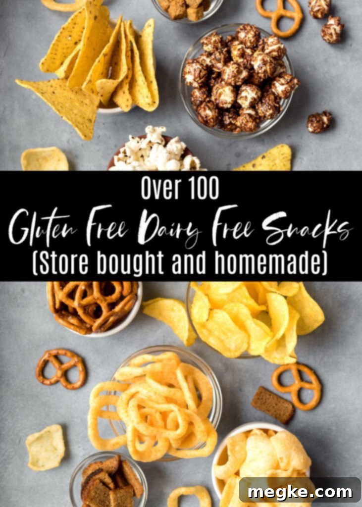 The Ultimate Collection Over 150 Gluten Free Dairy Free Snacks Store Bought and Homemade 2 gluten-free-dairy-free-snacks-laid-flat-as-seen-from-above
