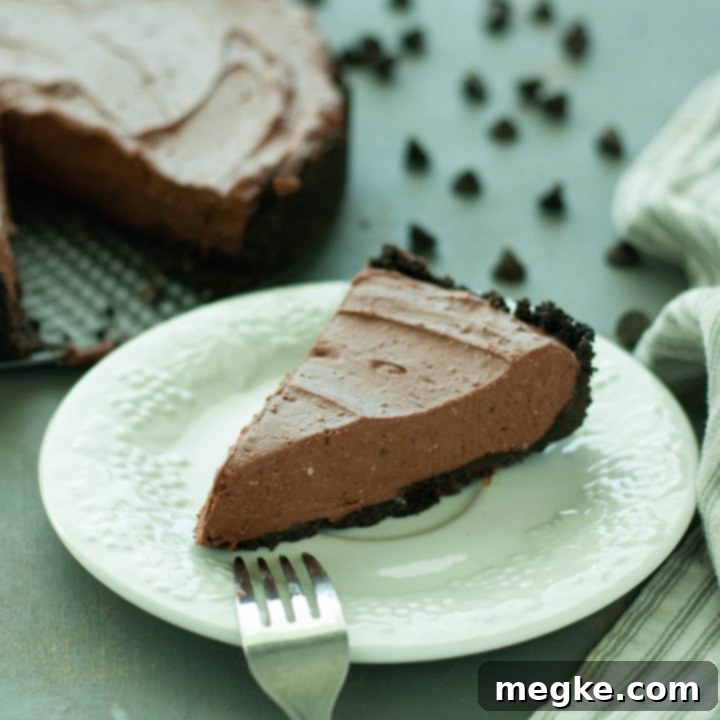 No Bake Vegan Chocolate Cheesecake Gluten Free Video Recipe 7 vegan-chocolate-cheesecake