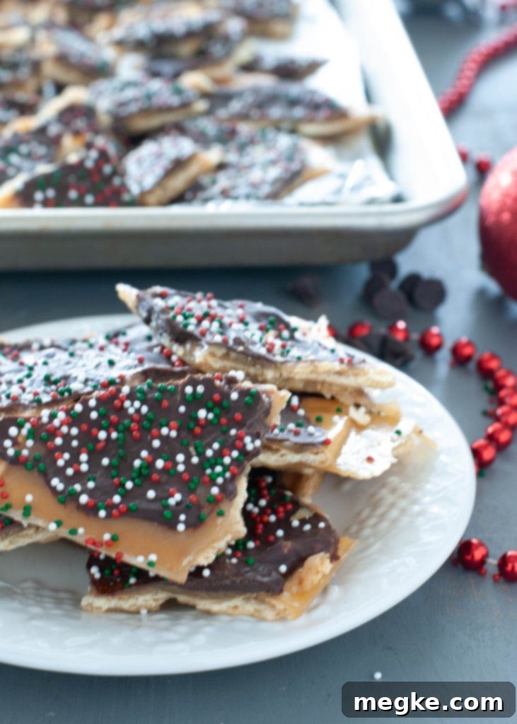 The Ultimate Vegan Christmas Crack Gluten Free Option 2 Delicious Allergy-Friendly Vegan Christmas Crack, a buttery, sweet, and crunchy treat that's dairy-free, gluten-free, and vegan.