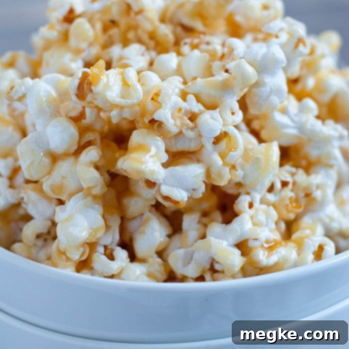 Irresistible Dairy-Free No-Bake Soft Caramel Popcorn 7 dairy-free-soft-caramel-corn - The Best Dairy-Free Caramel Popcorn