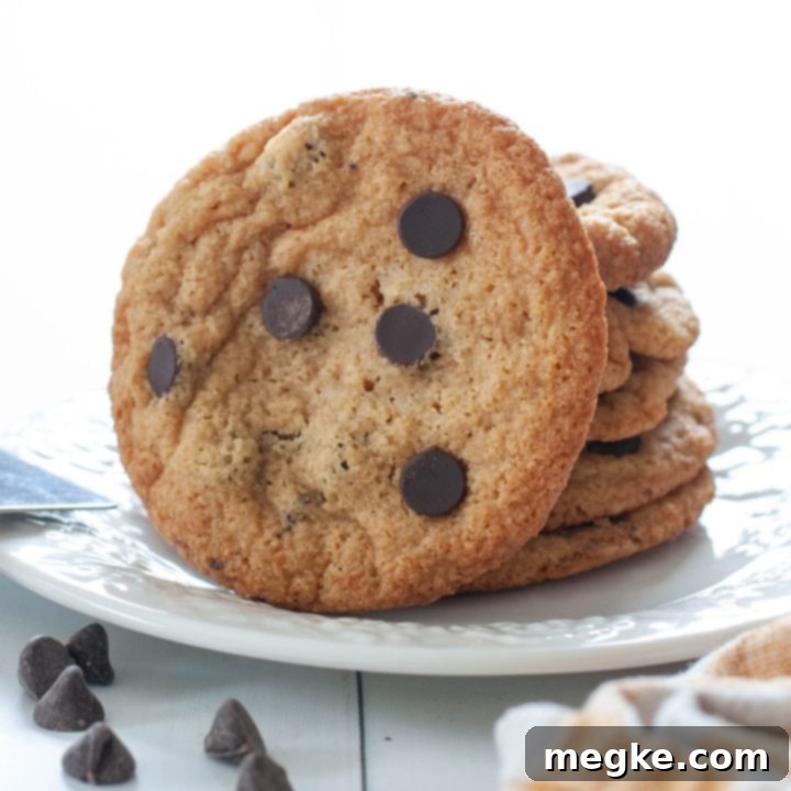 Irresistible Almond Flour Cookies 9 How to make gluten-free almond flour chocolate chip cookies, with final product photo