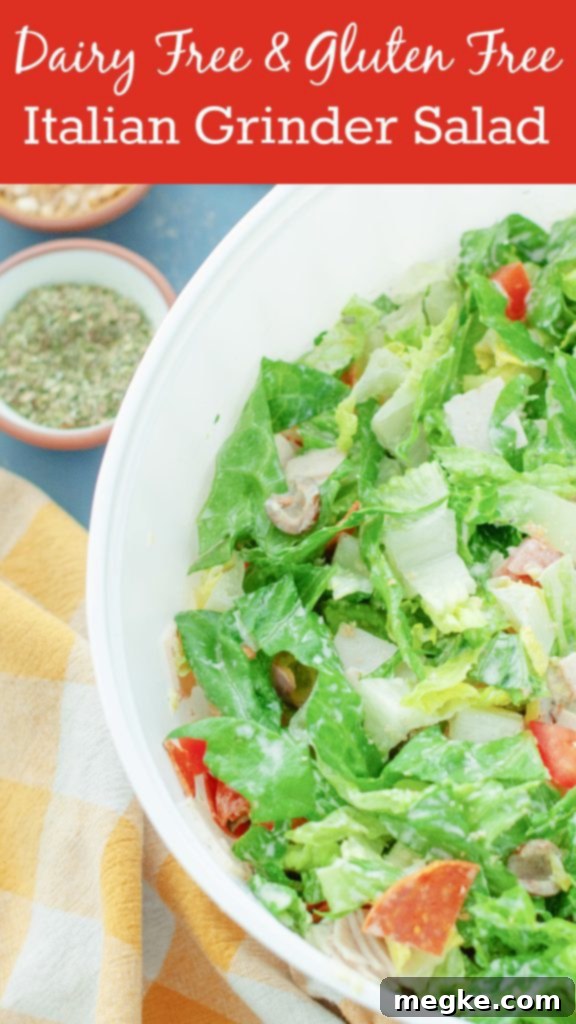 gluten-free dairy-free italian grinder salad recipe pinterest pin by allergy awesomeness